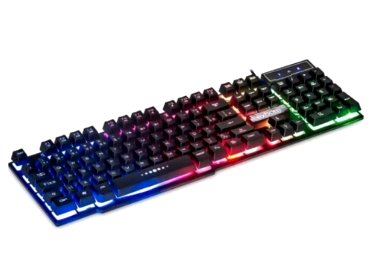 Teclado Gamer + Mouse Com Led Colorido